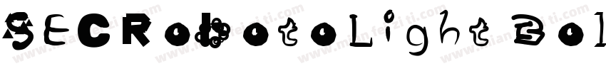 SECRobotoLight Bol字体转换